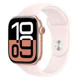 Смарт-часы Apple Watch Series 10 GPS 46mm Rose Gold Al Case with Light Blush Sport Band - S/M