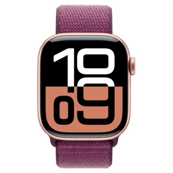 Смарт-часы Apple Watch Series 10 GPS 46mm Rose Gold Al Case with Plum Sport Loop - фото 2