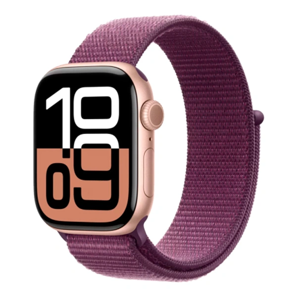 Смарт-часы Apple Watch Series 10 GPS 46mm Rose Gold Al Case with Plum Sport Loop
