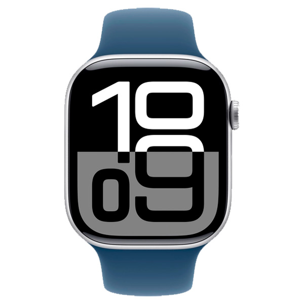 Смарт-часы Apple Watch Series 10 GPS 42mm Silver Al Case with Denim Sport Band - M/L - фото 2