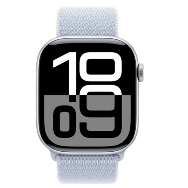 Смарт-часы Apple Watch Series 10 GPS 42mm Silver Al Case with Blue Cloud Sport Loop - фото 2
