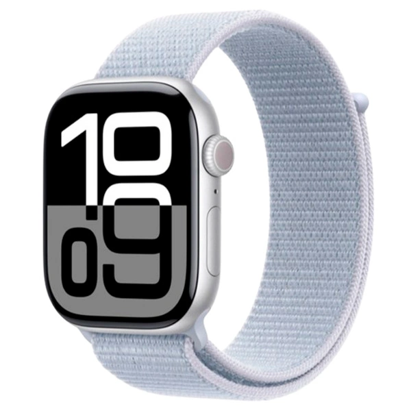 Смарт-часы Apple Watch Series 10 GPS 42mm Silver Al Case with Blue Cloud Sport Loop