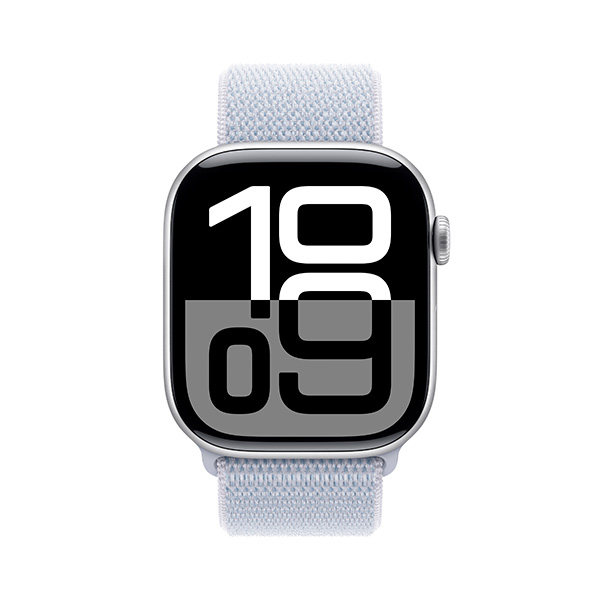 Смарт-часы Apple Watch Series 10 GPS 46mm Silver Al Case with Blue Cloud Sport Loop - фото 2