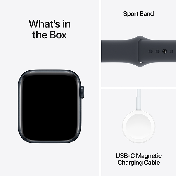 Смарт-часы Apple Watch SE GPS 40mm Midnight Al Case with Midnight Sport Band - S/M (MXE93QI/A) - фото 6
