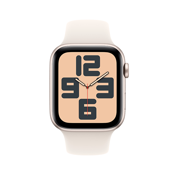 Смарт-часы Apple Watch SE GPS 40mm Starlight Al Case with Starlight Sport Band - S/M (MXEF3QI/A) - фото 2