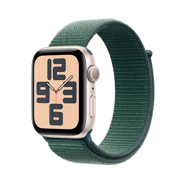 Смарт-часы Apple Watch SE GPS 40mm Starlight Al Case with Lake Green Sport Loop (MXEH3QI/A )