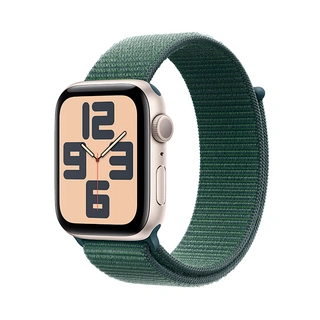 Смарт-часы Apple Watch SE GPS 40mm Starlight Al Case with Lake Green Sport Loop (MXEH3QI/A )