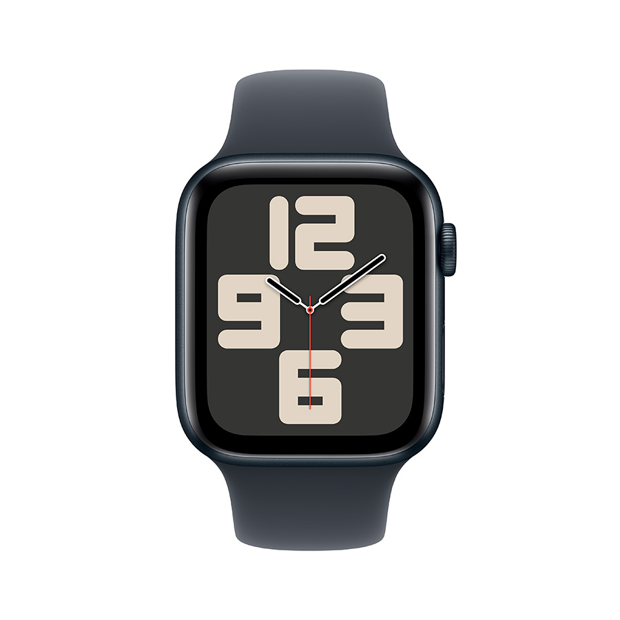 Смарт-часы Apple Watch SE GPS 44mm Midnight Al Case with Midnight Sport Band - S/M (MXEJ3QI/A) - фото 2