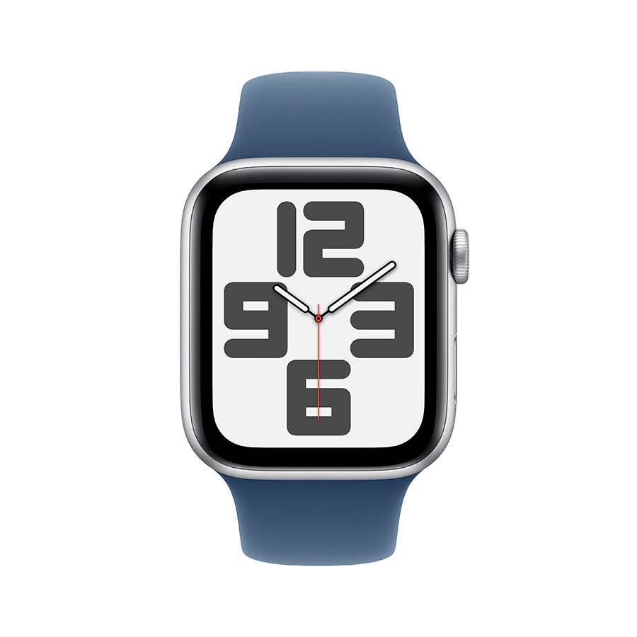 Смарт-часы Apple Watch SE GPS 44mm Silver Al Case with Denim Sport Band - M/L (MXER3QI/A) - фото 2