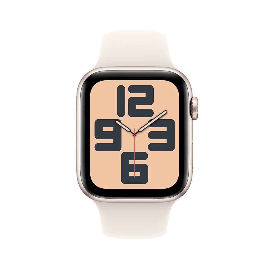 Смарт-часы Apple Watch SE GPS 44mm Starlight Al Case with Starlight Sport Band - M/L (MXEV3QI/A) - фото 2