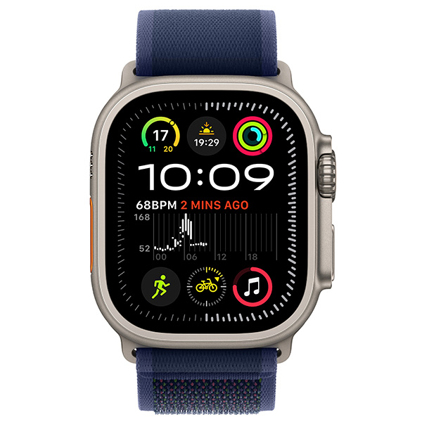 Смарт-часы Apple Watch Ultra 2 GPS + Cellular 49mm Natural Titanium Case with Blue Trail Loop - M/L (MX4L3GK/A) - фото 2