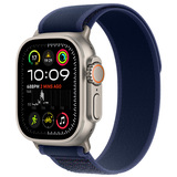 Смарт-часы Apple Watch Ultra 2 GPS + Cellular 49mm Natural Titanium Case with Blue Trail Loop - M/L (MX4L3GK/A)