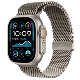 Смарт-часы Apple Watch Ultra 2 GPS + Cellular 49mm Natural Titanium Case with Natural Titanium Milanese Loop - S (MX4M3GK/A)