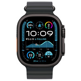 Apple смарт-сағаты Watch Ultra 2 GPS + Cellular 49mm Black Titanium Case with Black Ocean Band (MX4P3GK/A) - фото 2