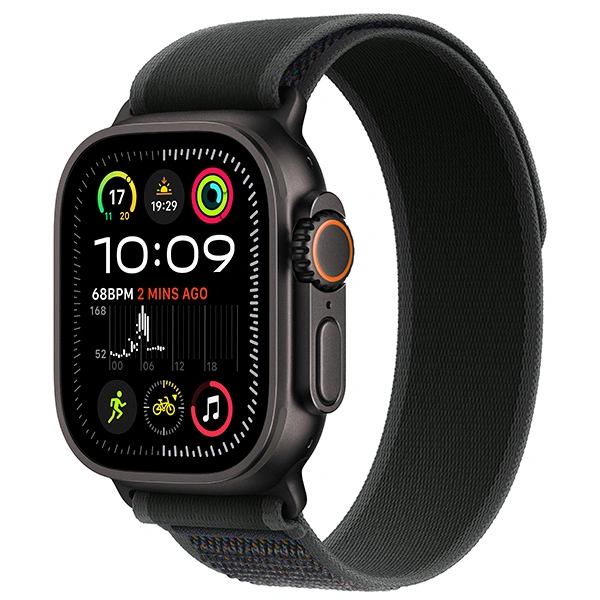 Смарт-часы Apple Watch Ultra 2 GPS + Cellular 49mm Black Titanium Case with Black Trail Loop - M/L (MX4V3GK/A)