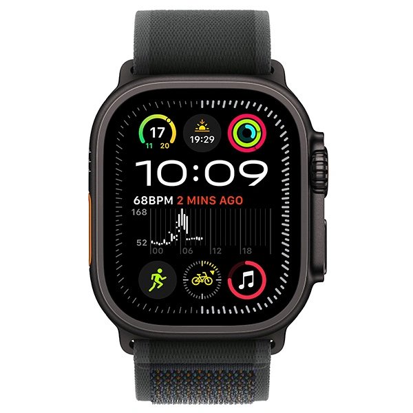 Смарт-часы Apple Watch Ultra 2 GPS + Cellular 49mm Black Titanium Case with Black Trail Loop - M/L (MX4V3GK/A) - фото 2