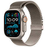 Смарт-часы Apple Watch Ultra 2 GPS + Cellular 49mm Natural Titanium Case with Natural Titanium Milanese Loop - L (MX5T3GK/A)