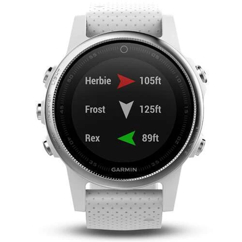 Смарт-часы Garmin Fenix 5S Silver с белым ремешком (010-01685-00) - фото 3