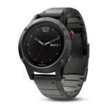 Смарт-часы Garmin Fenix 5 Sapphire черные с черным ремешком (010-01688-11)
