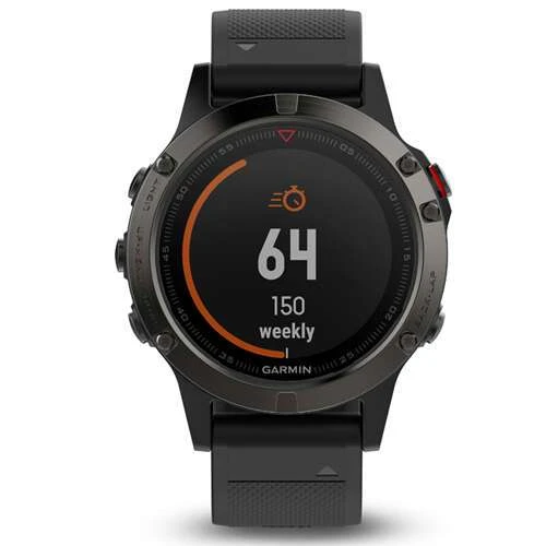 Смарт-часы Garmin Fenix 5 Sapphire черные с черным ремешком (010-01688-11) - фото 3