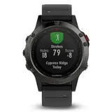 Смарт-часы Garmin Fenix 5 Sapphire черные с черным ремешком (010-01688-11) - фото 4