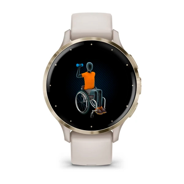 Смарт-часы Garmin VENU 3S Ivory (010-02785-04) - фото 4