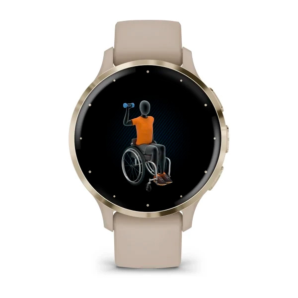 Смарт-часы Garmin VENU 3S French grey (010-02785-02) - фото 4