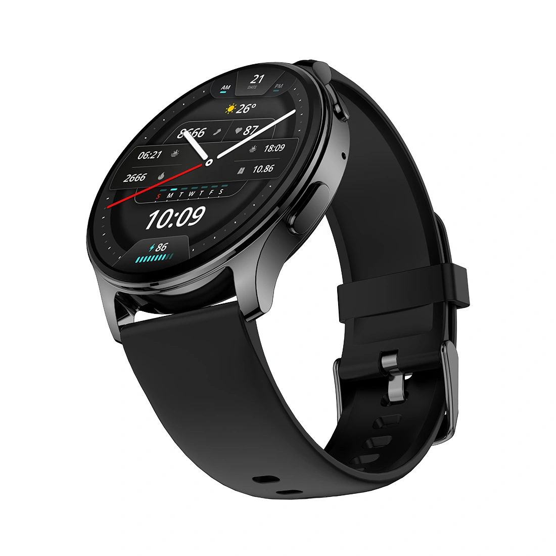 Смарт часы Amazfit Pop 3R A2319 Metallic Black A2319