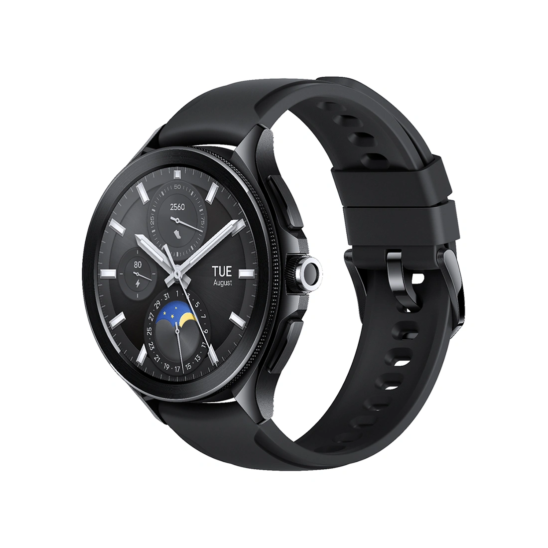 Смарт часы Xiaomi Watch 2 Pro-Bluetooth Black Case with Black Fluororubber Strap M2234W1 - фото 2