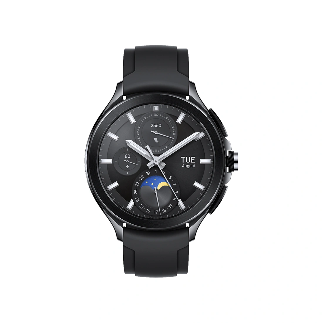 Смарт часы Xiaomi Watch 2 Pro-Bluetooth Black Case with Black Fluororubber Strap M2234W1 - фото 6