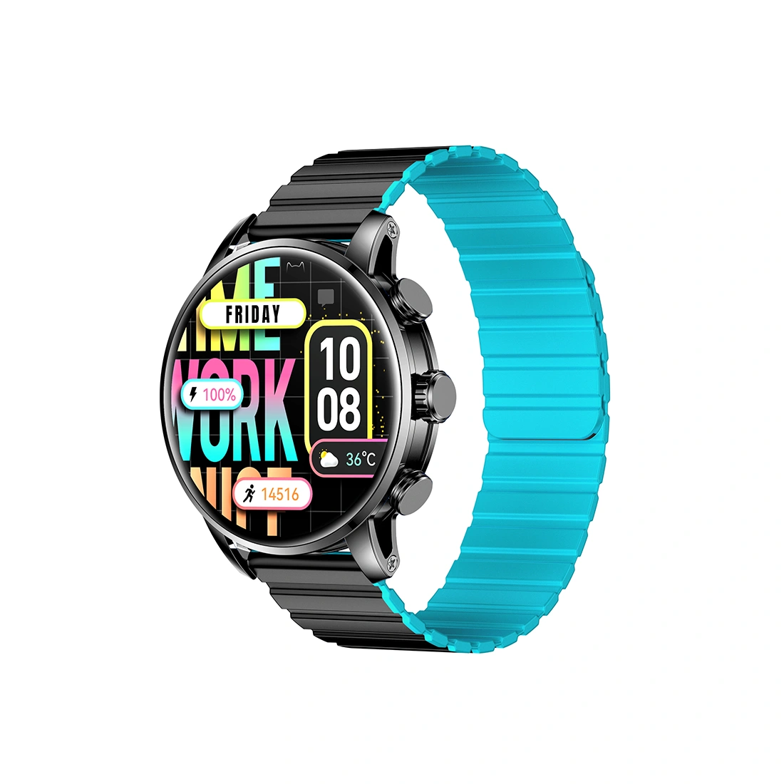 Смарт часы Kieslect Calling Watch Kr2 Black YFT2070EU - фото 4