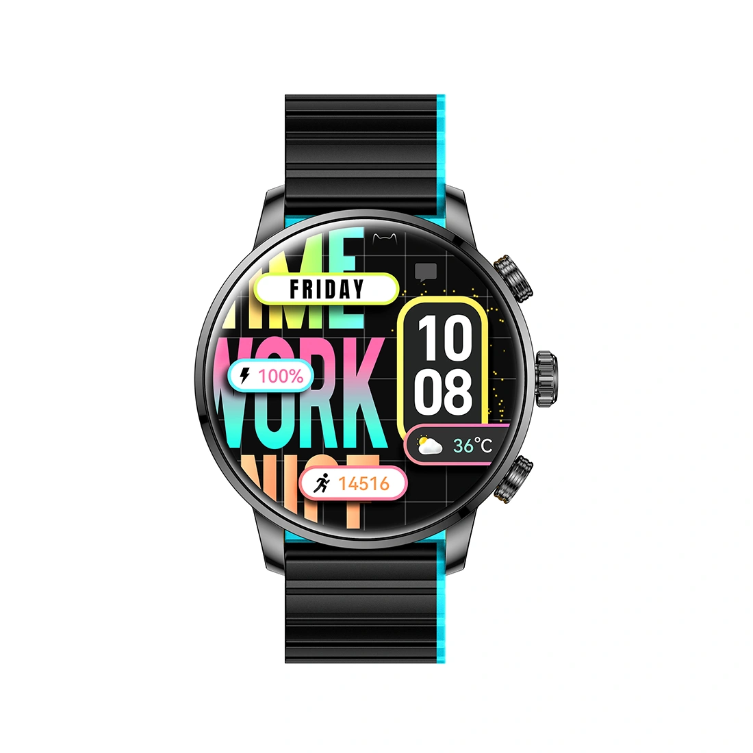 Смарт часы Kieslect Calling Watch Kr2 Black YFT2070EU - фото 5