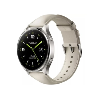 Смарт часы Xiaomi Watch 2 Titan Gray Case With White Leather Strap M2320W1