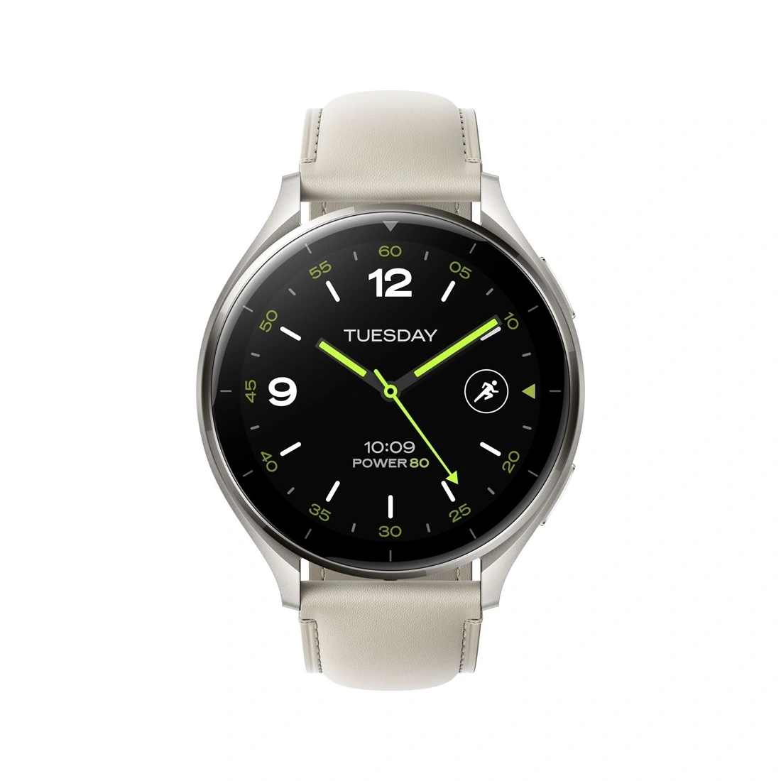 Смарт часы Xiaomi Watch 2 Titan Gray Case With White Leather Strap M2320W1 - фото 6