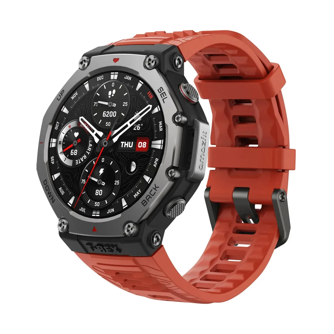 Смарт часы Amazfit T-Rex 3 A2323 Lava A2323 - фото 3