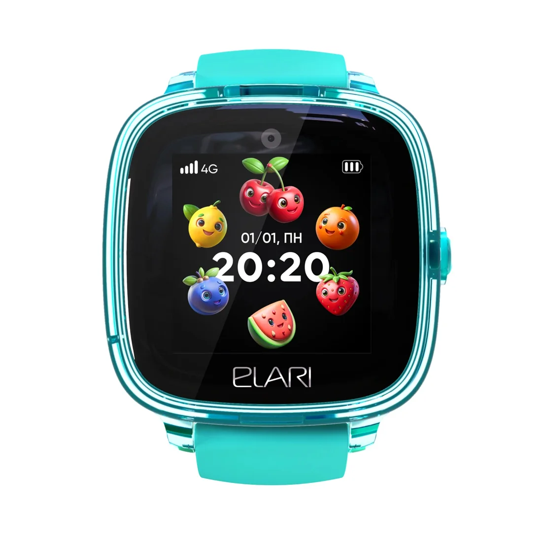 Смарт часы Elari KidPhone 4G Fresh Зеленый KP-4G-F - фото 6