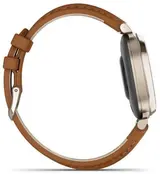 Смарт-часы Garmin Lily 2 Classic with Tan Leather Band 010-02839-02 35мм Cream Gold  - фото 5