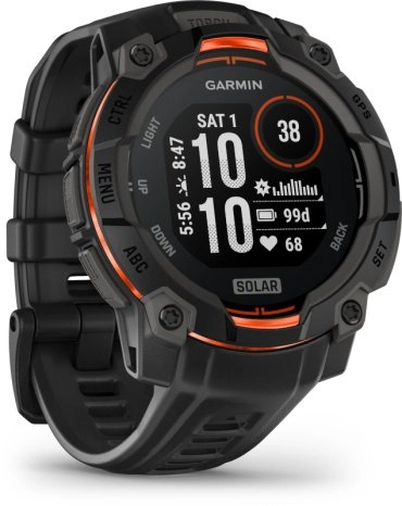 Смарт-часы Garmin Instinct 3 Solar 45 мм черный 