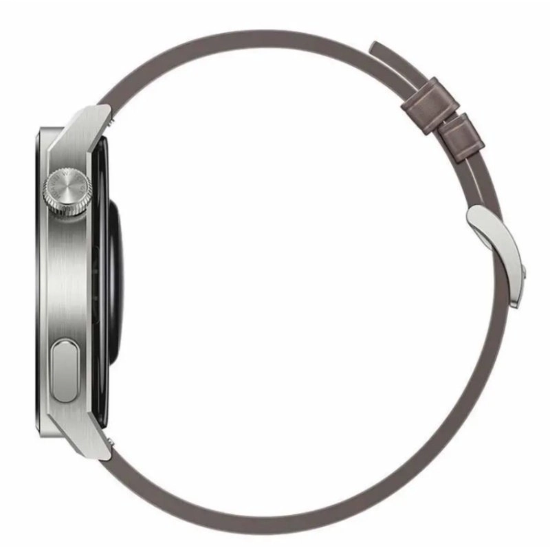 Смарт-часы Huawei Watch GT 3 Pro 46mm Light Titanium Case Gray Leather Strap  - фото 2