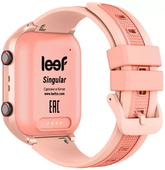 Детские часы Leef Singular 1.52" Pink  - фото 5