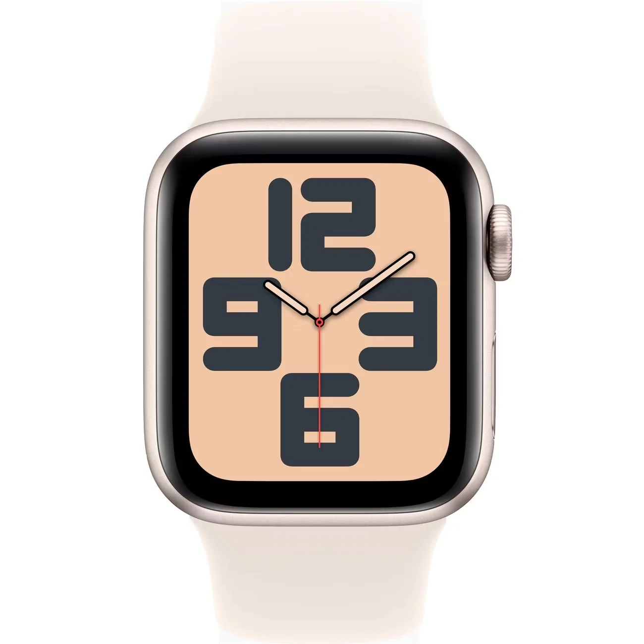 Смарт-часы Apple Watch SE 2024 Aluminum Case with Starlight Sport Band MXEV3 44mm M/L  - фото 2