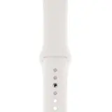 Смарт-часы Apple Watch Series 4 44mm Silver, спортивный ремешок белого цвета (MU6A2) - фото 2