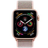 Смарт-часы Apple Watch Series 4 44mm Gold, спортивный браслет цвета «розовый песок» (MU6G2) - фото 2