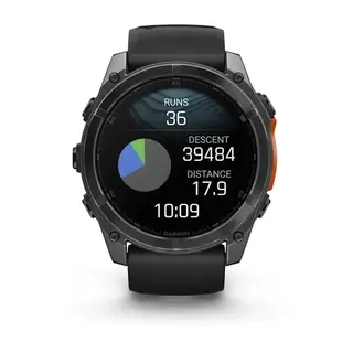 Смарт-часы Garmin Fenix 8X 010-02905-00 51mm Slate Gray with Black Silicone Band 
