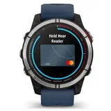 Смарт-часы Garmin Quatix 7 Pro 010-02803-81 47mm Black Blue  - фото 3