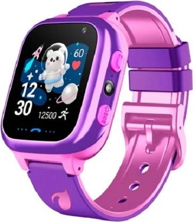 Смарт-часы Leef Pulsar 35.6 мм фиолетовый-розовый 