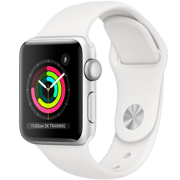 Cмарт-часы Apple Watch Series 3 42mm Silver Aluminium White Band MTF22