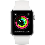 Cмарт-часы Apple Watch Series 3 38mm Silver Aluminium White Band MTEY2 - фото 2