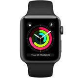 Cмарт-часы Apple Watch Series 3 38mm Space Grey Aluminium Black Band MTF02 - фото 2