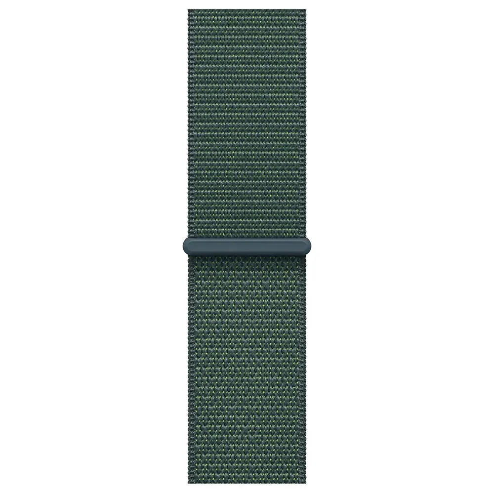 Смарт-часы Apple Watch SE GPS Gen.2 2024 MXEH3QI/A Starlight Aluminium Case with Lake Green Sport Loop 40mm золотистый-зеленый  - фото 3